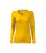 T-shirt Manches Longues Femme Jaune Malfini-2