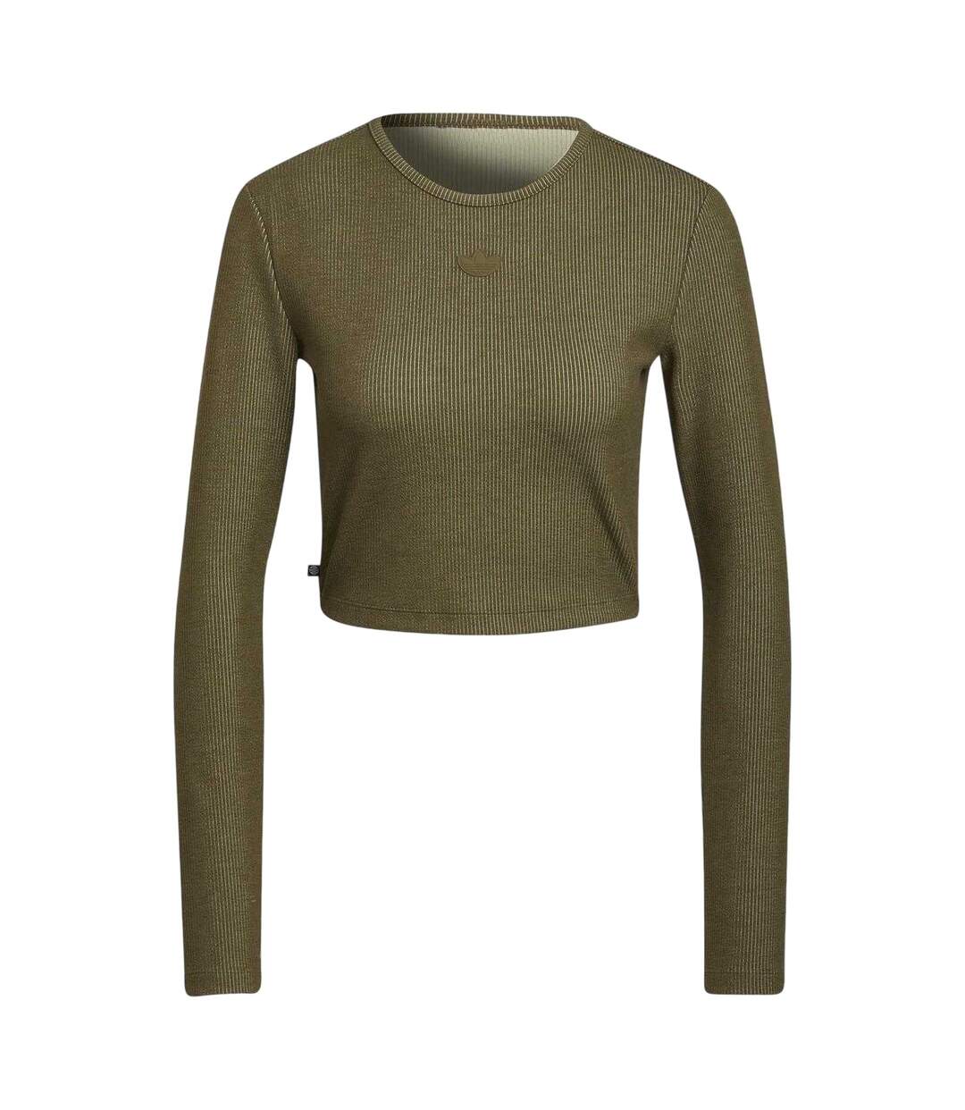 Sweat Manches Longues Femme Vert Adidas-2