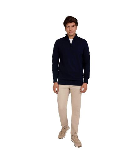 Sweat Motif/style Uni Homme Bleu Foncé Respect
