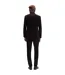 Mens Beckham Striped Pleat Front Trousers Brown Boss-3