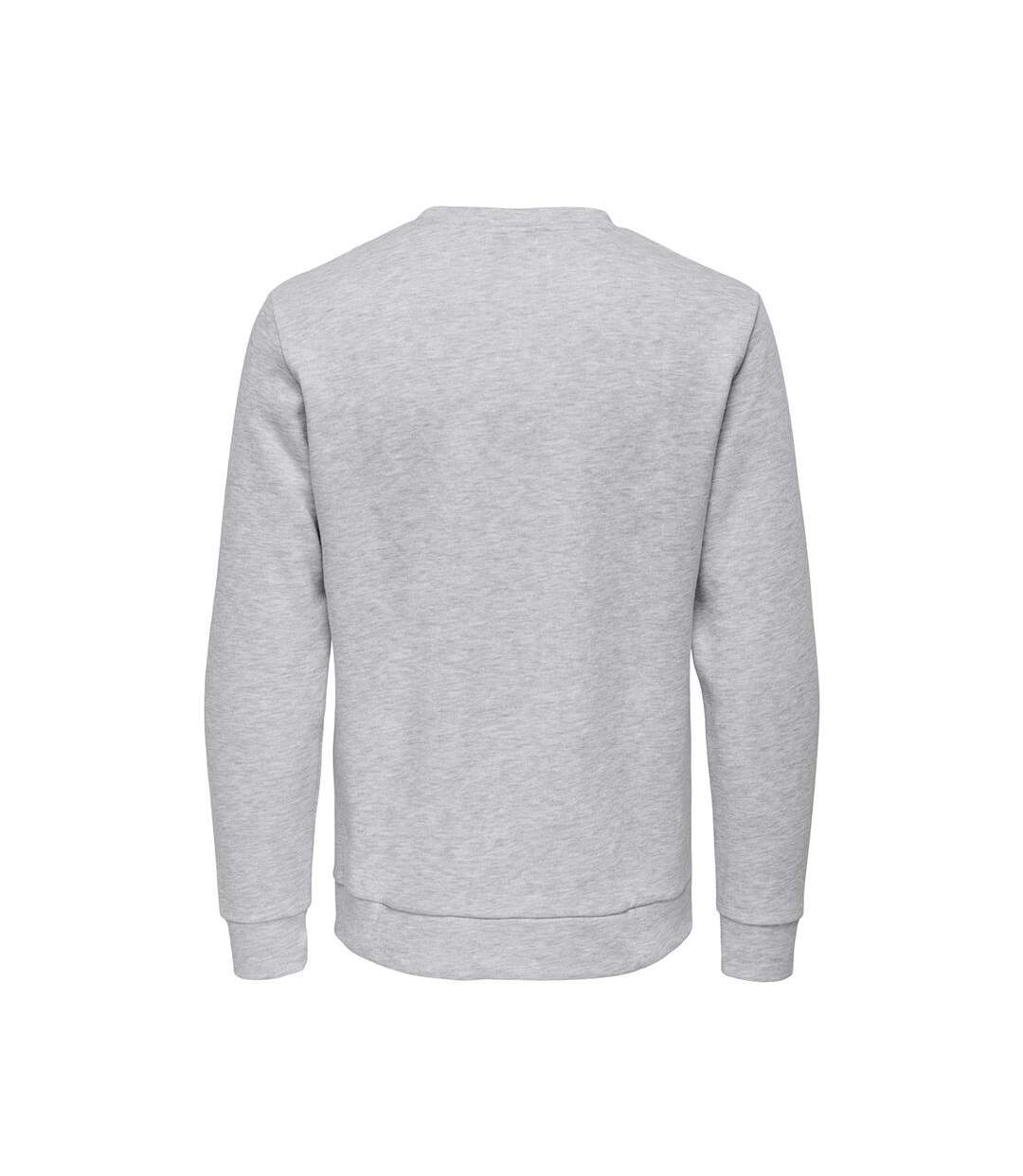 Sweat gris homme only & sons chase - l-2