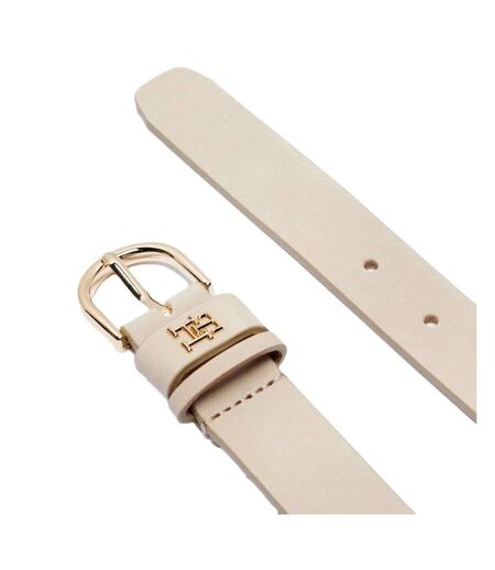 Ceinture beige femme tommy hilfiger essential effortless