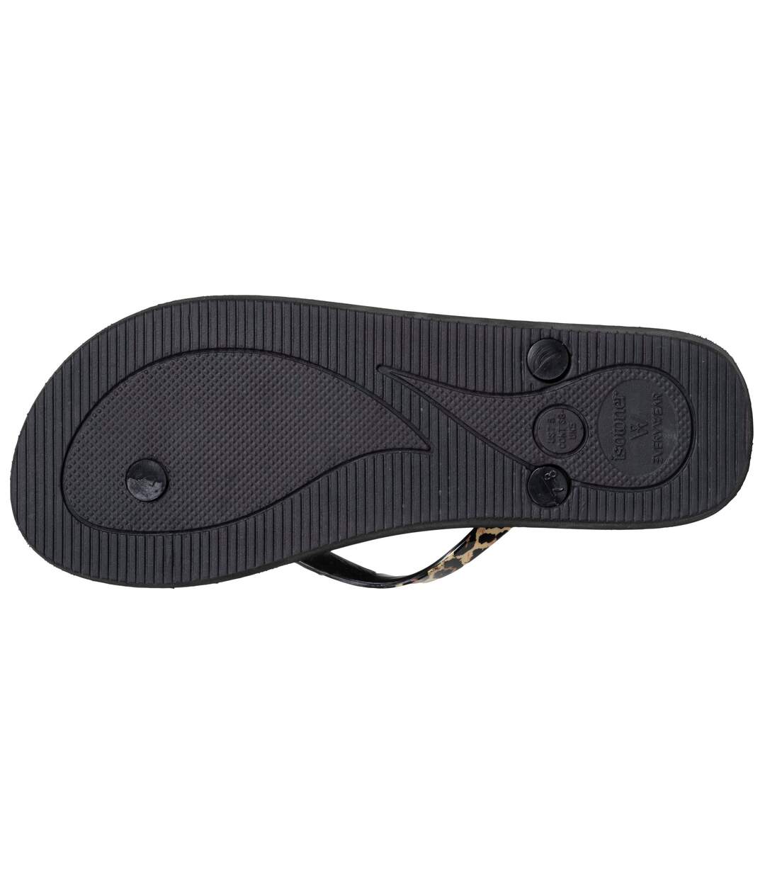 Isotoner Tongs femme semelle confortable et légère, sandale de plage, piscine-4