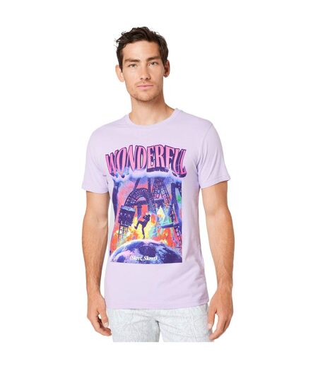 T-shirt Wonderful Homme Lilas Mister Tee