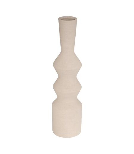 Vase Déco en Céramique Ezia 60cm Crème