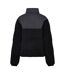 Womens/ladies Sherpa Puffer Jacket Black NY Concept-2