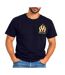 T-shirt marine/doré homme olympique de marseille-1