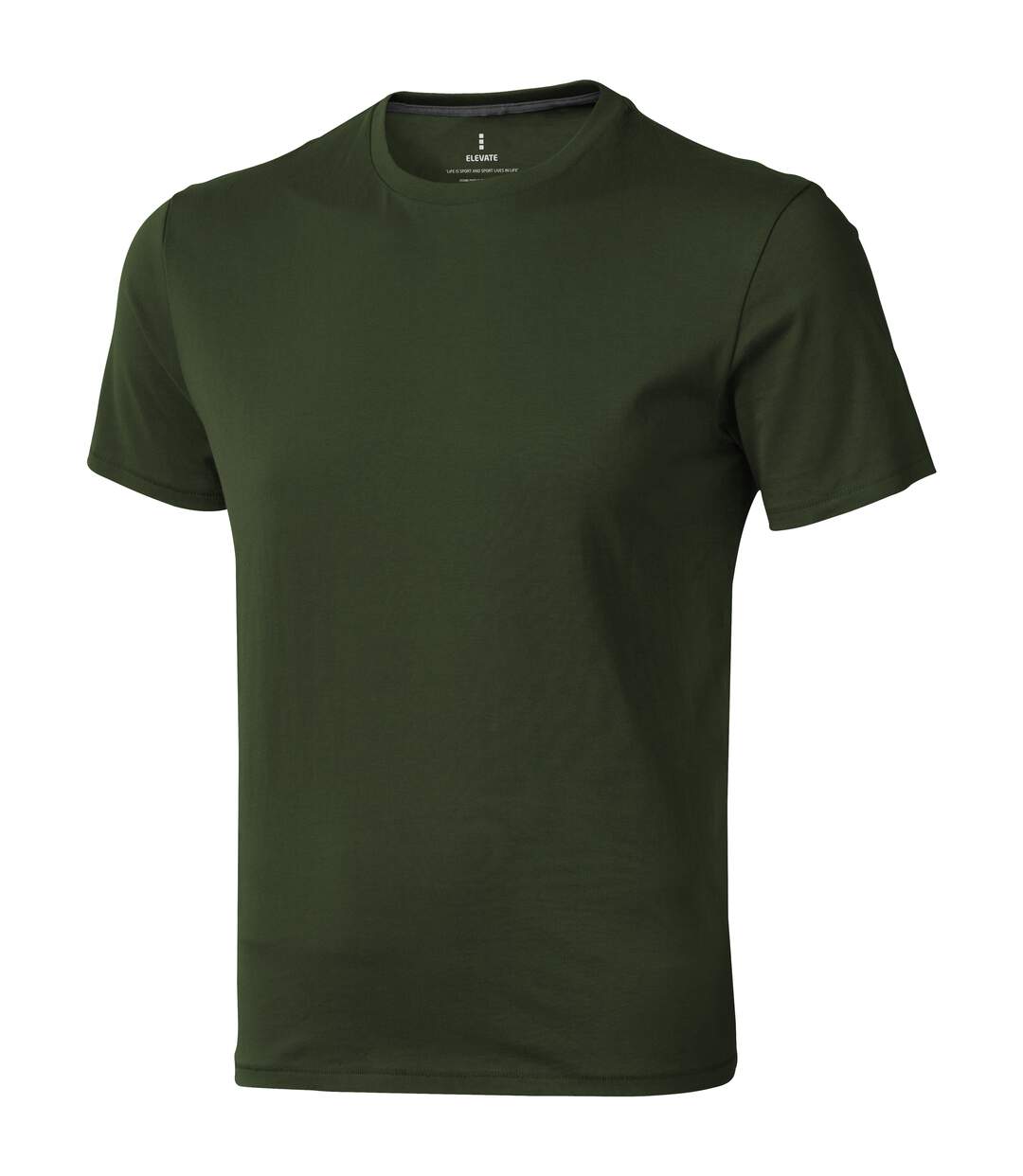 Elevate Mens Nanaimo Short Sleeve T-Shirt (Army Green)