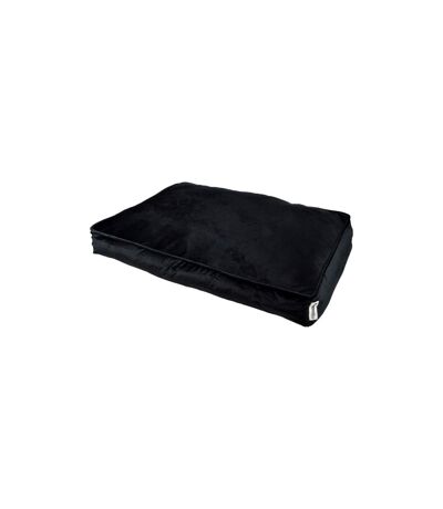 Coussin Rectangle Chien & Chat Velours Crafty 80cm Noir