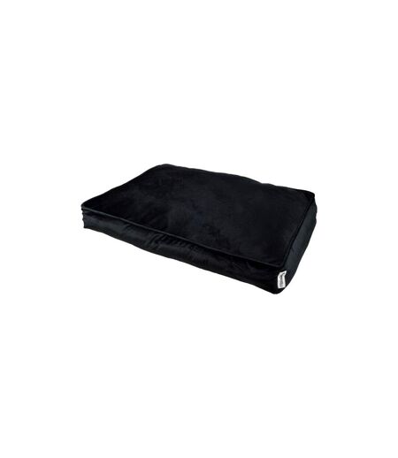 Coussin Rectangle Chien & Chat Velours Crafty 80cm Noir