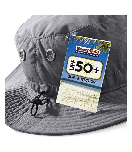 Beechfield Summer Cargo Bucket Hat / Headwear (UPF50 Protection) (Graphite Grey) - UTRW216