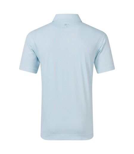 Polo Motif/style Imprimé À Pois Géométrique Homme Blanc FootJoy