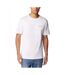 T-shirt Motif/style Logo Basic Homme Blanc Columbia-1