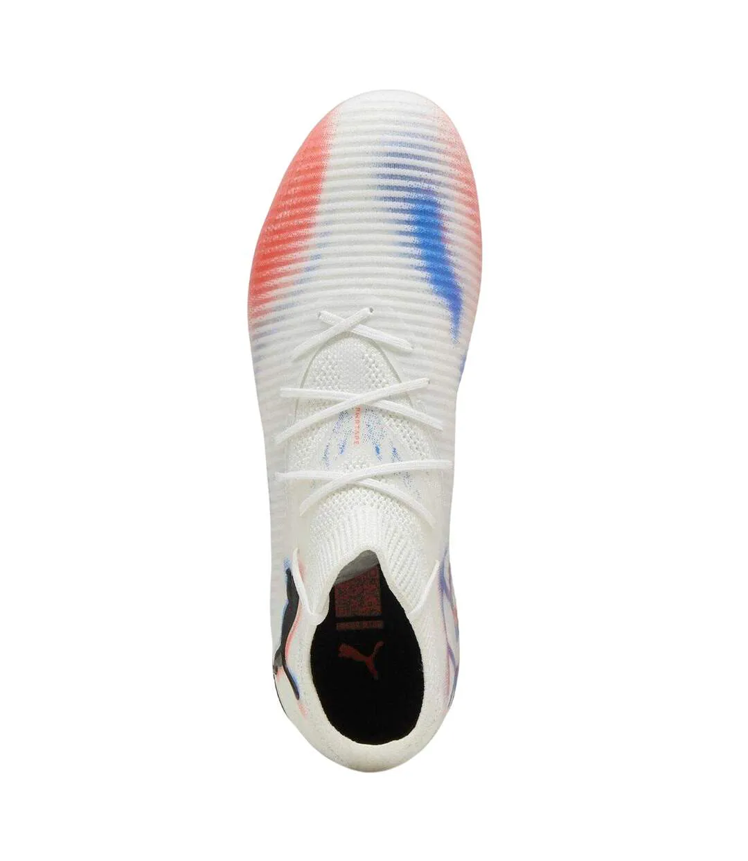 Womens/ladies Future 8 Match Synthetic Artificial Ground Football Boots White Black Red Puma-3