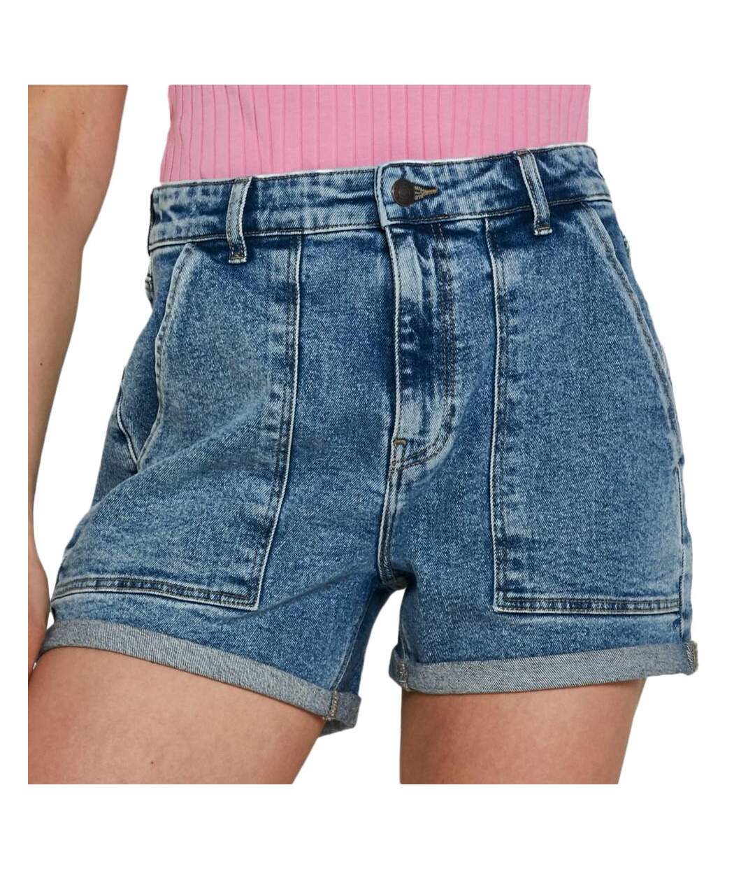 Short Bleu Femme Noisy May Katy - L-1