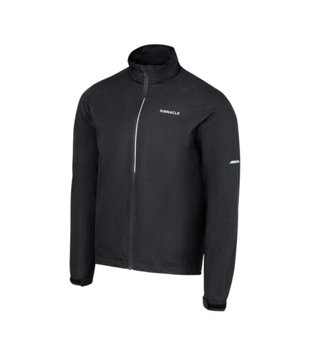 Mens Waterproof Cycling Jacket Black Pinnacle