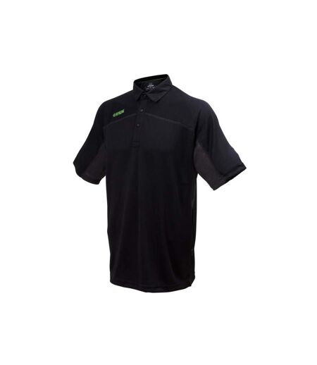 Langley Black Performance Polo Shirt Multi Colour Apache