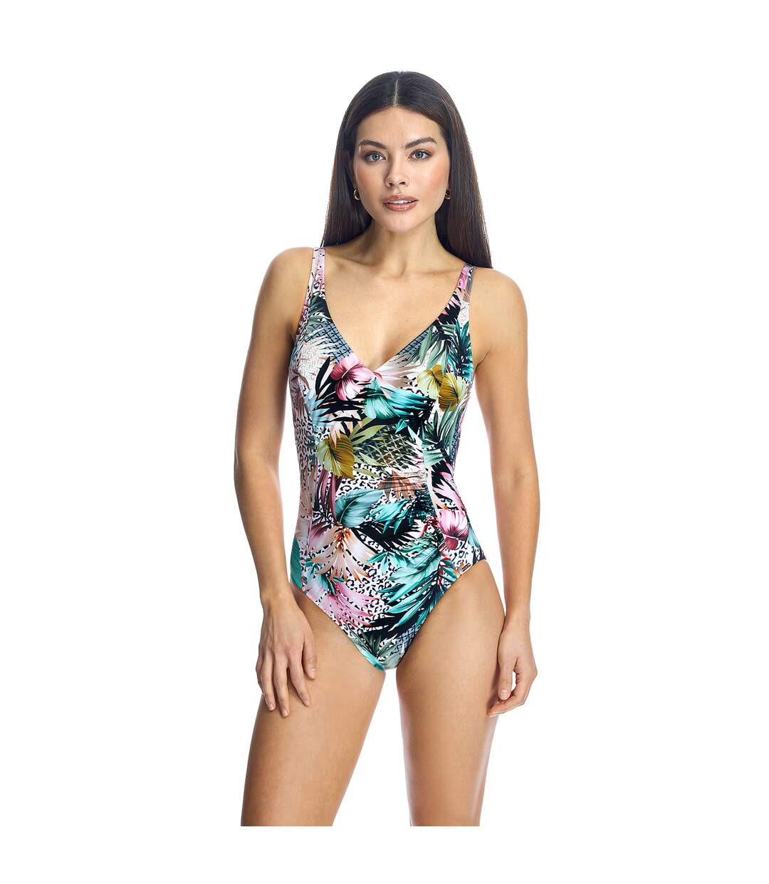 V-neck swimsuit W240873 woman-1