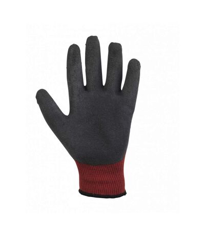 Glenwear Heavyweight Grip Gloves (Dark Grey/Maroon) (XL)