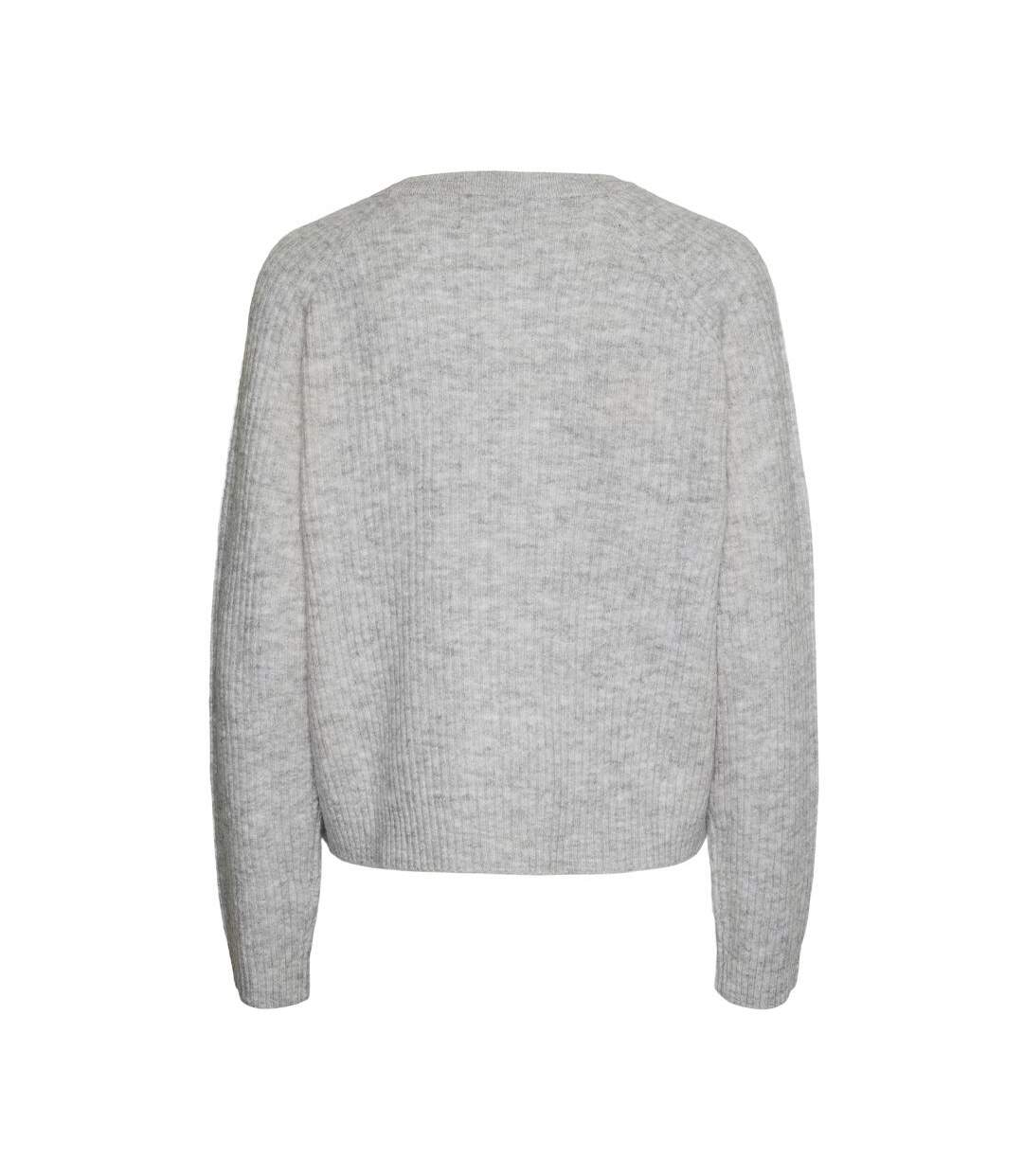 Pull gris femme pieces olla-2