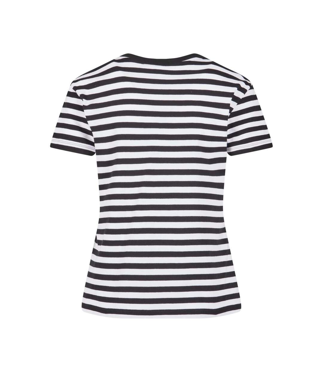 T-shirt Motif/style Rayé Femme Blanc Noir Urban Classics-2
