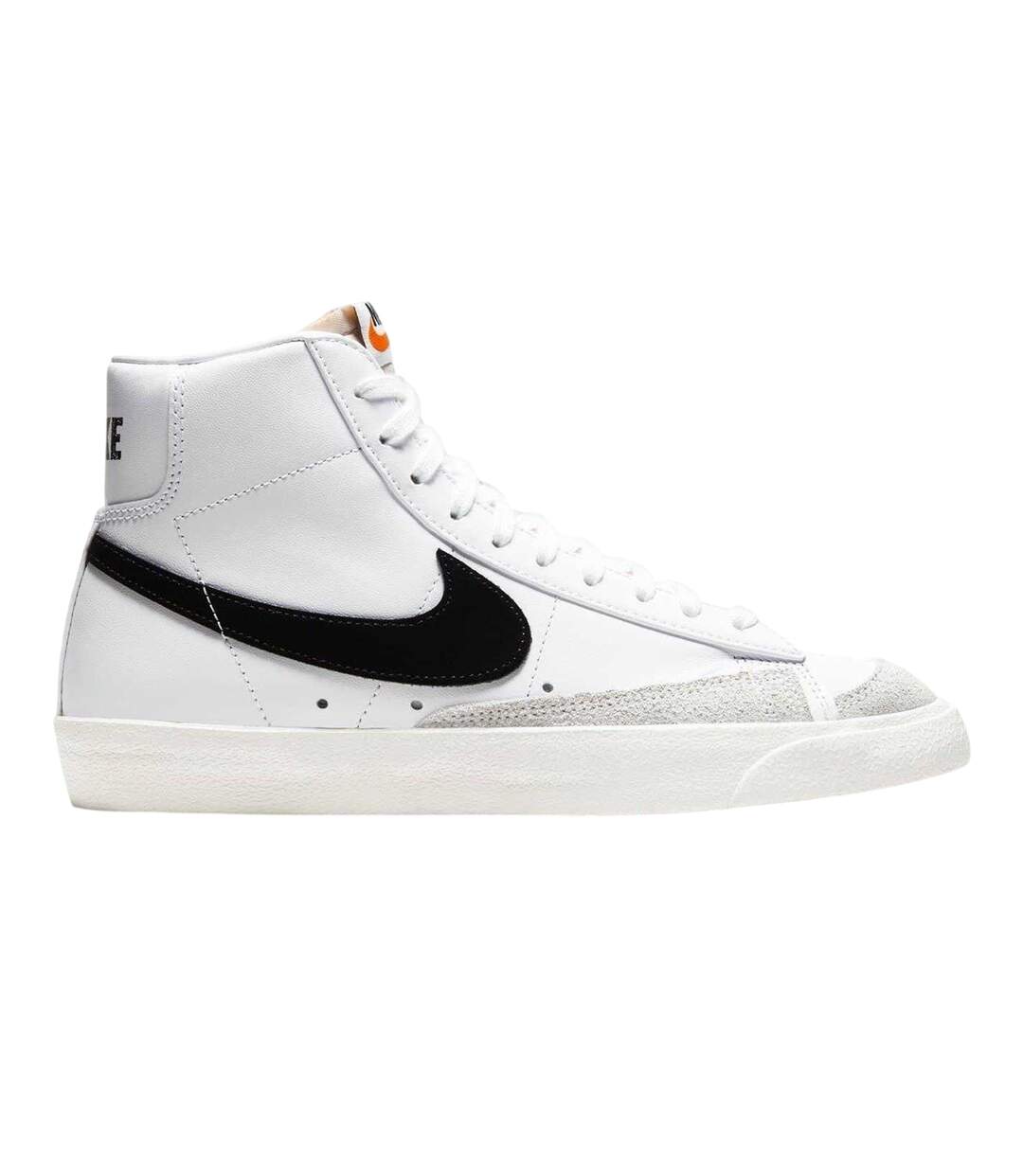 Baskets Montantes Blazer Femme Blanc Noir Nike-1