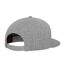 Mens classic snapback cap heather grey Flexfit