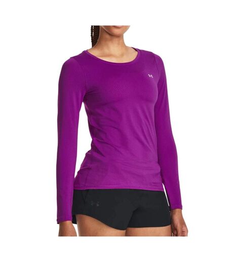 T-shirt Rose Femme Under Armour Sleeve - L