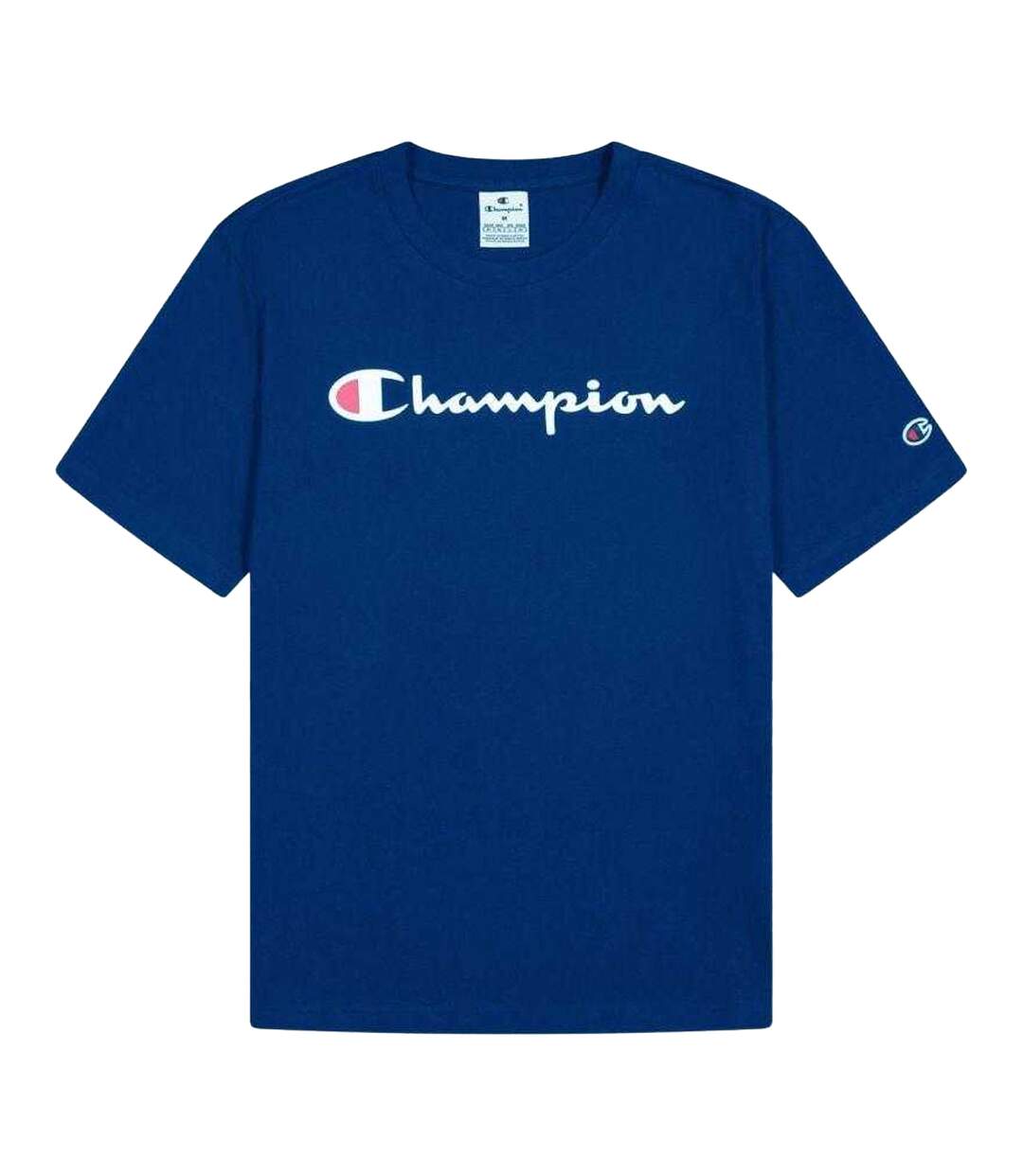 T-shirt Motif/style Logo Homme Bleu Foncé Champion-2