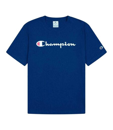 T-shirt Motif/style Logo Homme Bleu Foncé Champion