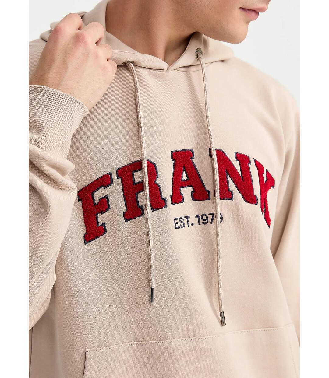 Sweat shirt à capuche, logo bouclette-4