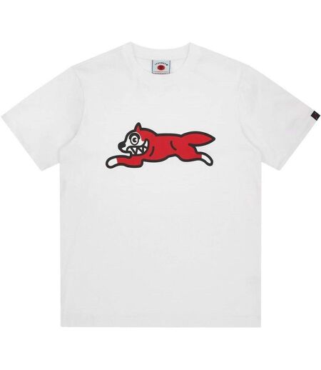 T-shirt Course À Pied Motif/style Chien Homme Blanc ICECREAM
