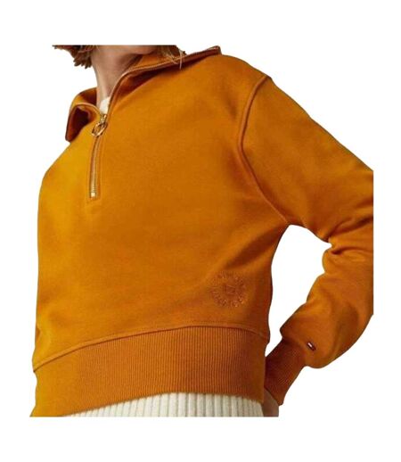 Sweat Motif/style Emblème Femme Moutarde Tommy Hilfiger