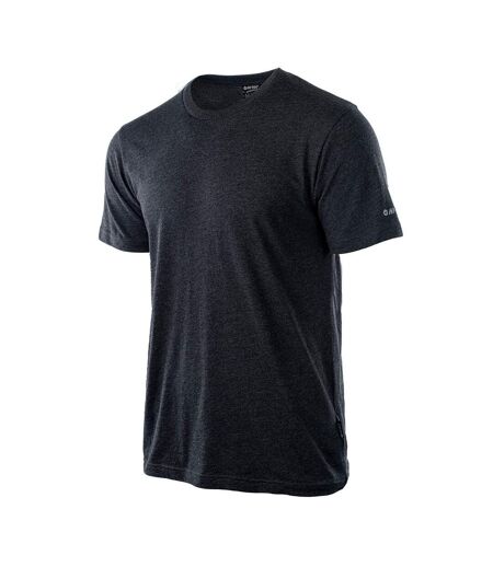 T-shirt Motif/style Uni Homme Gris Foncé Chiné Hi-Tec