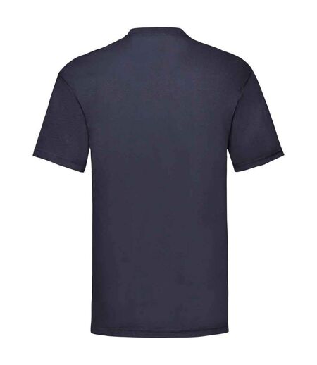 Mens valueweight t-shirt deep navy Fruit of the Loom