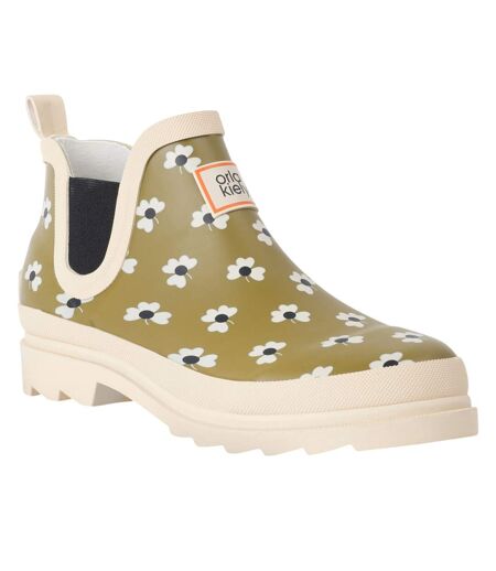 Bottes de pluie orla kiely femme olive Regatta