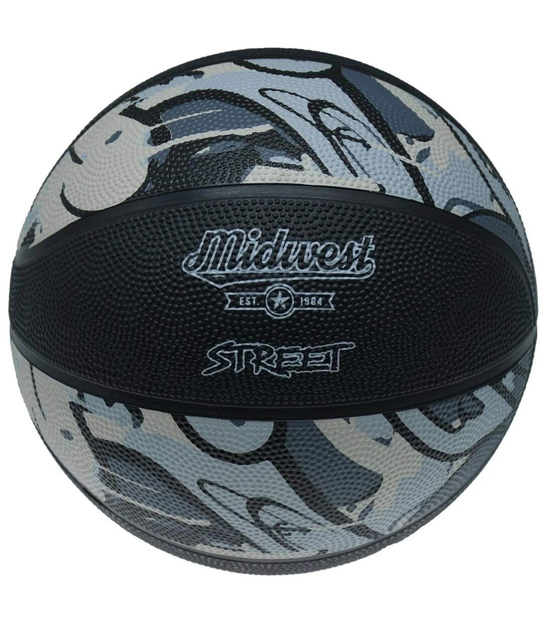 Ballon De Basket Street Taille 6 Noir Gris Midwest-1