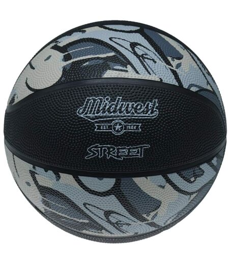 Ballon De Basket Street Taille 6 Noir Gris Midwest