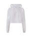 Sweat Court À Capuche Femme Blanc Miso-1