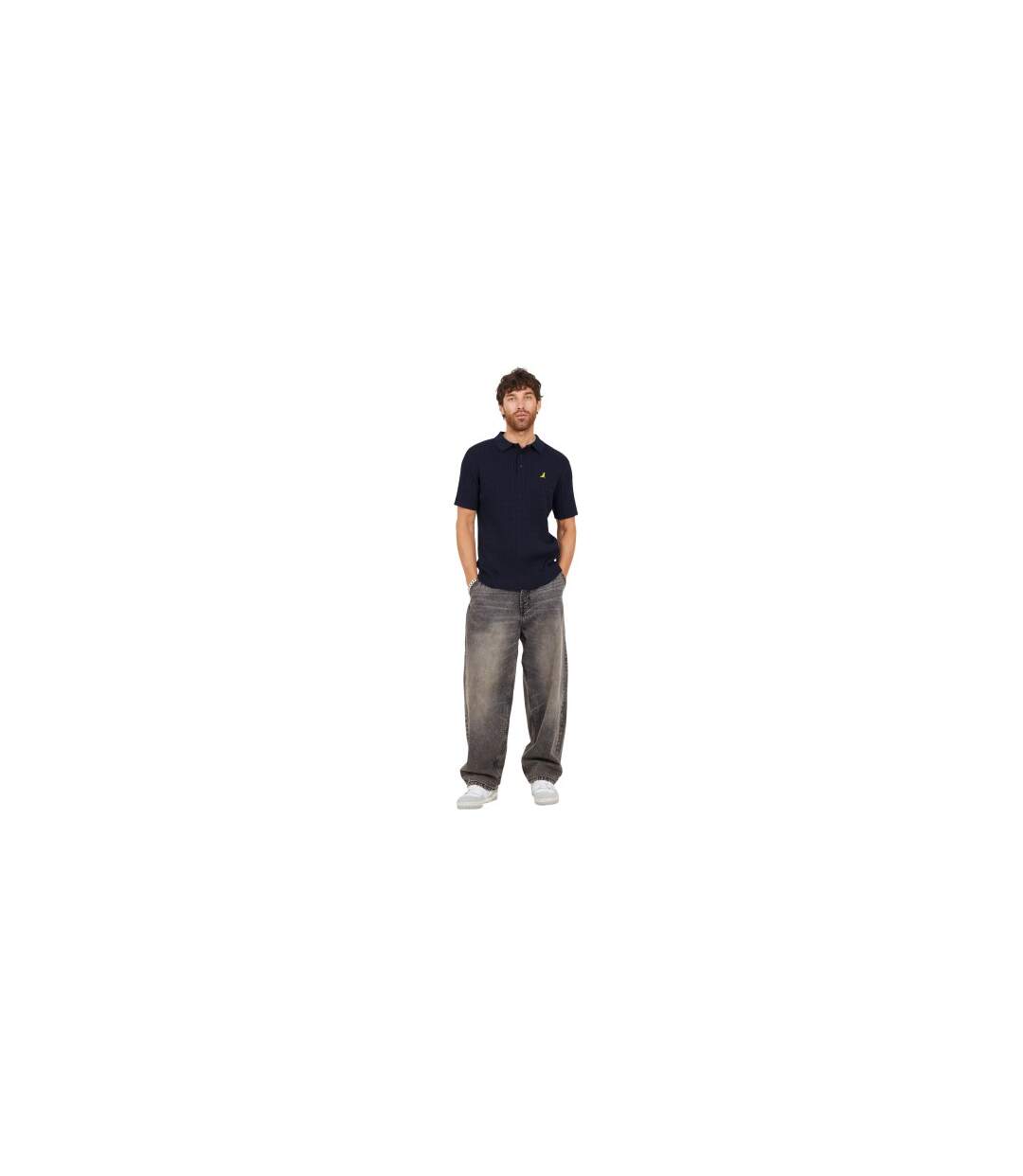 Polo Mysterio Homme Bleu Nuit Brave Soul-1