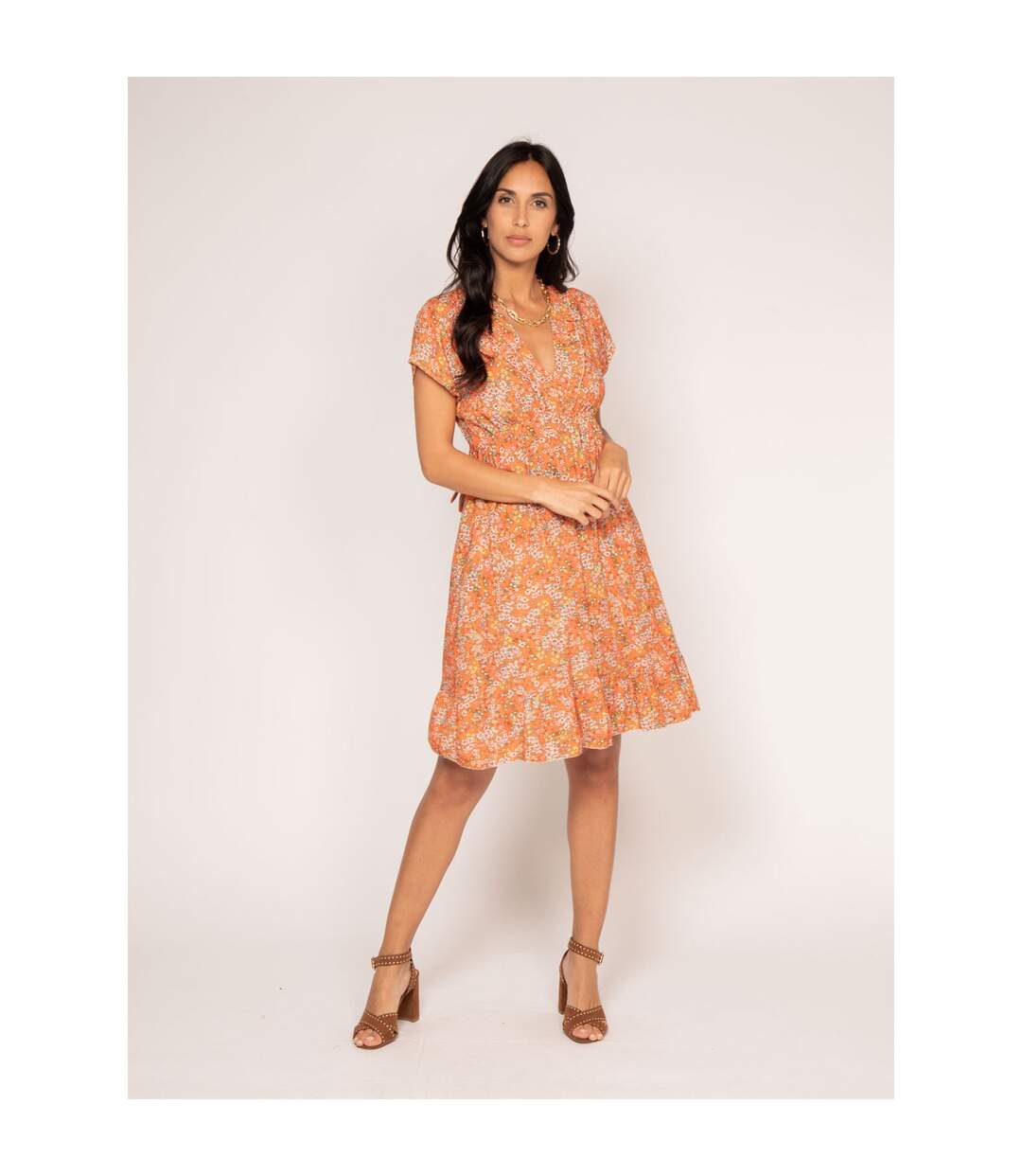 Robe courte motifs IJONA - Dona X Lisa-1