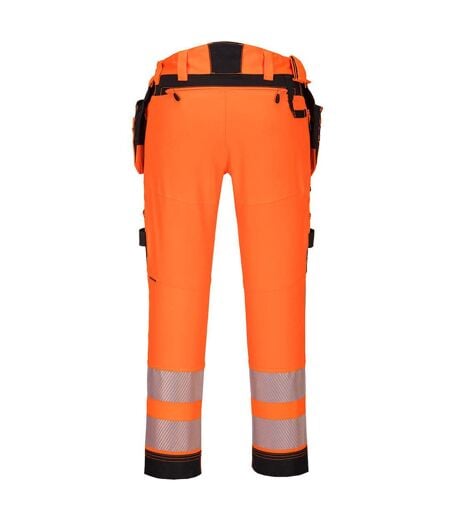 Pantalon De Chemin De Fer Dx4 Homme Orange Noir Portwest
