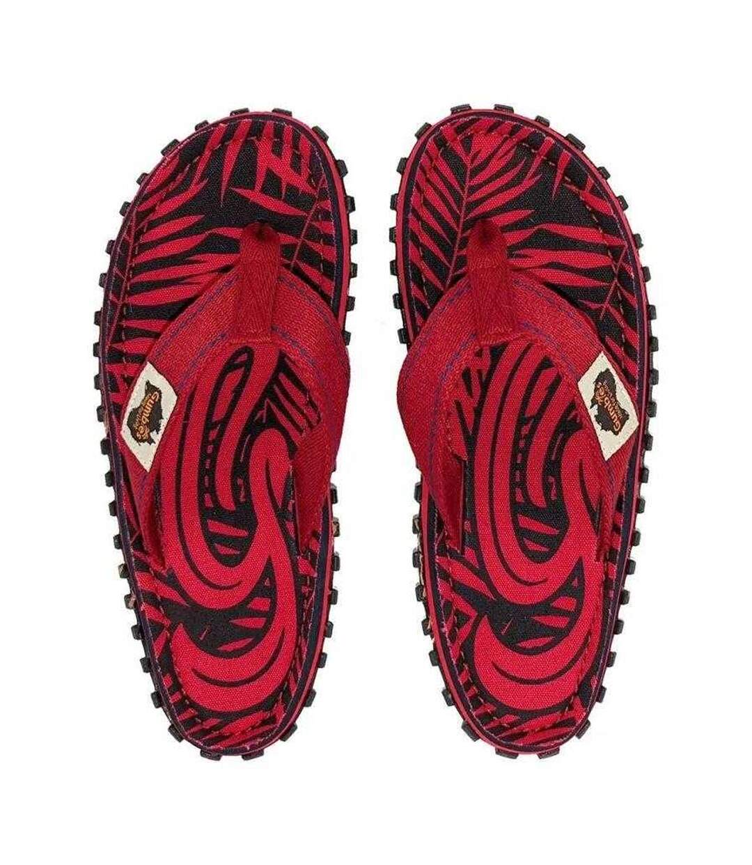 Tongs Motif/style À Motifs Islander Homme Rouge Gumbies-2