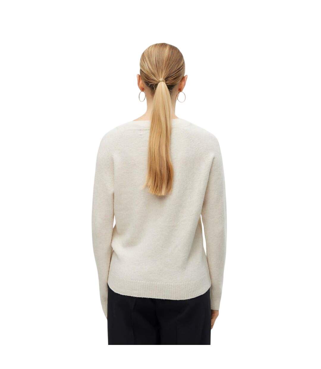 Pull Doffy Femme Beige Pâle Vero Moda-3