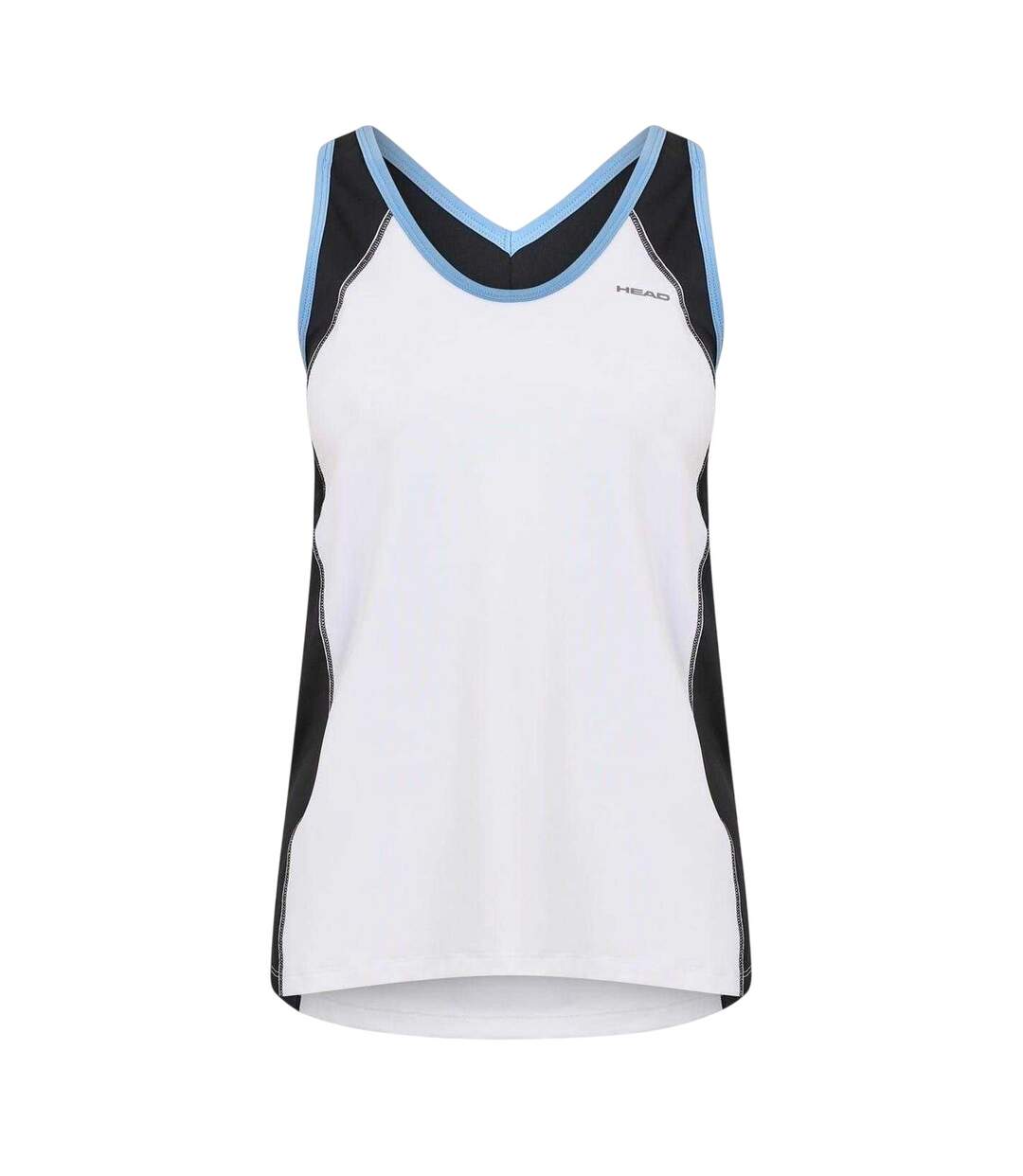 Womens/ladies Talia Tank Top White Head-1