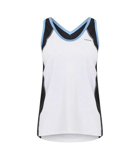 Womens/ladies Talia Tank Top White Head