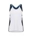 Womens/ladies Talia Tank Top White Head-1