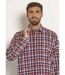 Chemise à carreaux en flanelle chaude-4