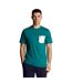 T-shirt homme vert de bleu / blanc Lyle & Scott Lyle & Scott