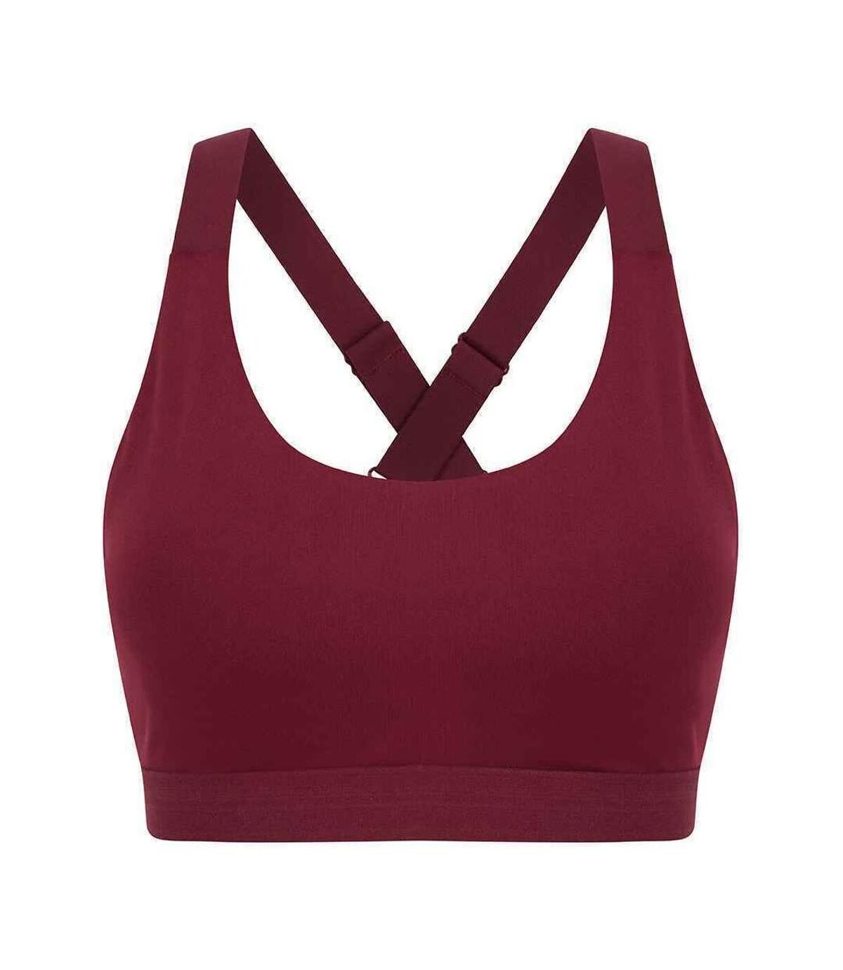 Tombo Womens/Ladies Medium Impact Core Bra (Dark Burgundy)